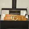 2024 Luxury Designer Women's GG Belt Men's Belt Luxury Gold Belt Classic Fashion Casual Width Size 105-125cm Birthday Gift