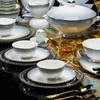 Dinnerware Sets Ceramic BowlTableware Outdoor Portable Chopsticks Drinkware Dinner Plates Soup Spoon Talheres Conjunto