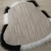 Teppiche Panda-Pelzteppich, Heimdekoration, weiches, flauschiges Fellkissen, Innentürmatte für Schlafzimmer, Wohnheim, Nachttisch, kleiner Teppich, Kunstschaffell