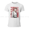 Мужские футболки с надписью «Человек бензопилы», аниме Est, футболка для мужчин Makima, крутая рубашка из полиэстера с круглым вырезом, отличительная подарочная одежда, одежда для отдыха на природе, 6XL