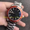 8 Style Cal.8500 Automatic Movement Watch Men 42mm Black Dial 600M Orange Bezel Sapphire Glass Stainless Steel Bracelet OM Factory OMf Mens Dive Sport Watches