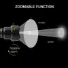 Torce BORUiT T20 Infrarossi IR 850nm Visione notturna LED Torcia tattica Zoom IPX6 Torcia impermeabile Uso 18650 Batteria Lanterna da caccia Q231130