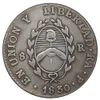 1827-1836 Argentyna Silver Plated Mones Copy