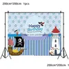 Party Decoration 1Pc/Set Color Birthday Background Baby Shower Pography Wedding Supplies Drop Delivery Home Garden Festive Event Dhfyq