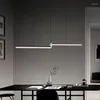 Pendant Lamps LED Chandelier Light Modern Lamp For Dining Room Office Study Kitchen Decorate Remote Control Ceiling Hanging Fixtures