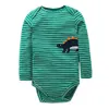 Armatürler 3pcs Lot Bebek Bodysuits Sonbahar En Kaliteli Kız Çocuk Kıyafetleri 100 Pamuklu Uzun Kollu İç Çamaşır Bebek Tulum 0 24M 231130