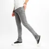 Jeans pour hommes 2023 Automne Streetwear Hommes Slim Simple Pantalon de couleur unie Mâle Élégant Jogging Pantalon Denim Casual 231129