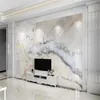 Heminredning 3D Bakgrund Europeisk marmorlandskap TV Bakgrund Väggdekoration Mural Wallpaper247R