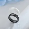 Pierścień designerski pierścionek ceramiczny europejski i amerykański mody w kształcie diamentu dla mężczyzn i kobiet popularny pierścionek parowy
