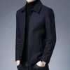 Heren Jassen DILEMO Jas Stuff Merk Casual Mode Revers Herfst Winter Mannen Kleding Effen Hoge Kwaliteit Klassieke 231129