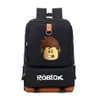 Skolväskor roblox ryggsäck för tonåringar flickor barn pojkar barn student reser ryggsäck axelväska bärbar dator bolsa escolar208m