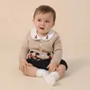Imposta vestiti per neonati spagnoli Maglione per bambini Cardigan Maglione di lana per bambini Maglione per bambini Maglioni invernali Vestiti per ragazzi di Natale 231130