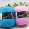 Yarn Plush Alpaca Mohair Wool Yarn for Knitting Thread Sweater Scarf 40Grams/Ball Puffy Soft Warm La Chunky Yarns shipping L231130