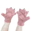 Five Fingers Glove Bear Palm Paw Animals Plushclaw Glove Paws Costumes Cosplay Cute Cartoon Simulation Furry Mittens Winter Warm 231130