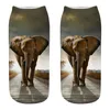 Vrouwen Sokken 3D Printi Kleding Vrouw Unisex Leuke Low Cut Enkelsok Casual Grappige Olifant Sokken Hip-Hop Mode drop Schip