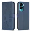 Glücksblumen-Leder-Geldbörsen-Hüllen für Huawei Honor 90 Pro Lite Mate 60 X6A X7A Google Pixel 8 8A 7 7A Fashion Floral Vierblättriges Kleeblatt ID-Kartensteckplatz-Halter Flip-Cover-Beutel