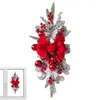 Flores decorativas de natal Garland Liberance Sale decorações seguras Decoração de escadas coloridas Decoração para casa