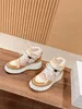 Designer skor kvinnor nama kil sneakers lyxig lägre kardborrplattform mitt runda huvud frenulum liv sneakers mode mesh ull casual skor storlek 35-40