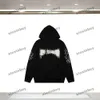 xinxinbuy Men designer Hoodie Sweatshirt destroyed Flame letter printing long sleeve women blue Black green gray XS-XL