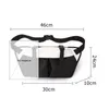 Sacs de taille Sac grande capacité Fanny Pack Fashion Ladies Street Hip-Hop Belt Unisexe Nylon épaule Crossbody Coffre