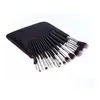 Makeup Brushes Makeup Brushes Brush 15Pcs/Set With Pu Bag Professional For Powder Foundation Blush Eyeshadow Drop Delivery Health Beau Dhc9B