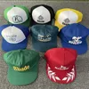 Red Embroidery Rhude Baseball Cap Men Women Top Version Hat Adjustable Outdoor Sunscreen with Tags Try1