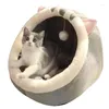 Cat Beds Pet Dog Warm House Cave Pets Tent Indoor Cozy Puppy Kitten Supplies Washable Gift For