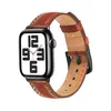Luxo couro real apple watch band 38 40 41 42 44 45 49 mm novos relógios pulseira pulseira para iwatch 8 7 6 5 4 se ultra 2 designer marca de moda pulseira pulseira