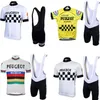 Molteni Peugeot НОВЫЙ мужской белый желтый винтажный комплект велосипедного трикотажа с короткими рукавами, одежда для велоспорта, одежда для верховой езды, костюм, одежда для велосипеда Shor238z