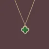 Naszyjnik Van Clover Fashion 18K Four Leaf Clover Clover Naszyjnik Women Naszyjnik Złota z diamentami Netroots z setką kołnierza naszyjnika