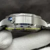 Relógio cronógrafo automático masculino de 4 cores 9900 movimento masculino 44 mm mostrador azul moldura de cerâmica pulseira de aço inoxidável pulseira de borracha relógios mecânicos esportivos cronógrafo