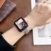 Pulseira de relógio inteligente de designer de moda para Apple Watch Band Ultra 38mm 42mm 44mm 49mm iwatch Band Series 8 9 4 5 6 7 Homens Mulheres Pulseira de metal