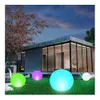 Décorations de jardin Boule de jardin à LED solaire Pelouse extérieure Piscine étanche Emmiting Color Aménagement paysager Fête flottante Décoration de maison de campagne 231129