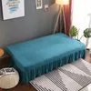 의자 덮개 스트레치 스트레치 Jacquard Futon Sofa Bed Cover 스커트 팔리스 소파 슬립 커버 가구 보호기 소형 점검 기계 세탁기 1pc 231129