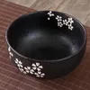 Bowls Latest Model Japanese Bowl Instant Noodles Dining Room Tableware Salad Ceramic Bring Wooden Spoon Chopstick