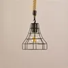 Pendant Lamps Moonlux E27 Retro Industrial Style Lamp Wrought Iron Bar Coffee Chandelier Indoor Decoration (excluding Light Bulbs)