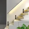 Luz Led empotrable para escaleras, Sensor de movimiento PIR, lámpara de paso, pared de esquina, exterior, interior, escalera, pasillo, escalera, 309M