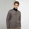 Herrenjacken Winter Herren Liner Warme Daunenjacke 2023 Neue Herren Leichte, verstaubare O-Ausschnitt Variable V-Ausschnitt Pufferjacken Marke Herrenbekleidung L231130