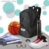 Outdoor Bags Basketball Backpack Large Sport Bag with Separate Ball holder Shoes compartment for Basketball Soccer Volyball Swim Gym Travel Q231130