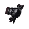 Cinq doigts gants en cuir hommes hiver polaire extérieur équitation hydrofuge anti-dérapant conduite moto chaude 231130