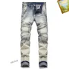 Italien Europa und Amerika Blau Stretch Jeans Männer Frühling und Herbst Loch Old Beggar Patch Jugend Slim Kleine Gerade Röhre