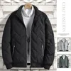 Mens Down Parkas Winter Cotton Jacket Män koreansk version av trenden Kort sektion Collar Light Jackets för 5XL 231129