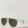 Neue Modedesign-Sonnenbrille für Männer und Frauen 0995 Pilot-Metallrahmen einfacher und beliebter Stil Outdoor-UV400-Schutzbrille