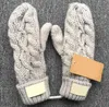 Fäustlinge Designer Damen Fingerhandschuhe Solide Herbst/Winter Samt Outdoor-Handschuhe HROI