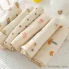 Blankets Swaddling 1pc Cotton Baby Muslin Swaddle Blanket Soft Breathable Comfy- Baby Receiving Blanket for Infant Baby Boys Girls R231130
