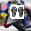 Knee Pads 2 Pieces Elbow Protector Guard Breathable EVA Motorcycle Jacket Insert For Cycling Outdoor Riding