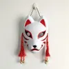 Masque Anbu mis à jour peint à la main, masque Kitsune japonais, visage complet en PVC épais pour Costume de Cosplay 2207153889438298y