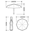 Guarda -chuvas de qualidade guarda -chuva automática anti chuva mulheres parasol impermeabilizante presentes masculinos ensolarados e chuvosos