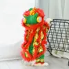 Vêtements de chien Noël drôle vêtements de chien année animal de compagnie chinois costume dragon danse lion chien fête habiller rouge festif chat chanceux vêtements 231124