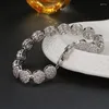 Link Bracelets TOP Quality Luxury Micro Inlay Craft Cubic Zirconia Studded Women Jewelry Party Show Gifts Factory Direct B-024